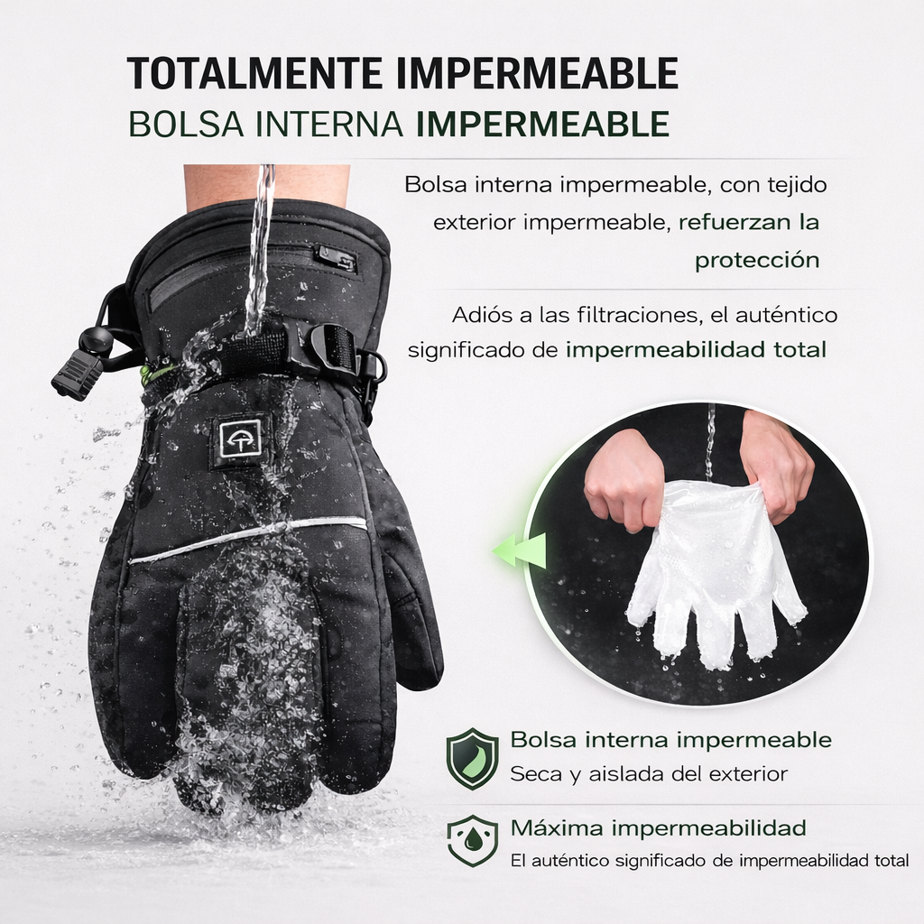 Gloves with integrated heating